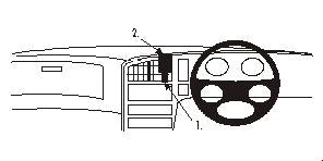 Brodit ProClip 652441 voor Saab 9000