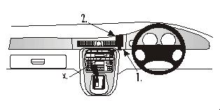 Brodit ProClip 652515 voor Jaguar XJR