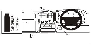Brodit ProClip 652594 voor Toyota HiLux Tundra