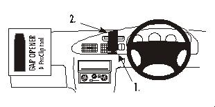 Brodit ProClip 652727 voor Ford Ranger