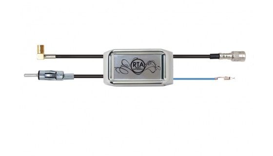 Antennesplitter actief AM/FM ISO M - DAB+ SMB F / DIN M
