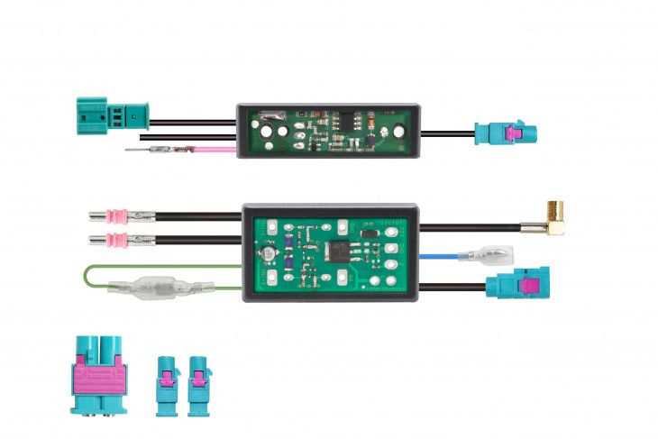 DAB+ Amplifier  Diversity- and Signalsplitter - Fakra