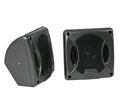 Rocx 2 weg opbouw set luidsprekers Zwart 100mm/25 mm tweeter