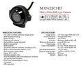 MXN 22 CHD heated infra red ball camera 130° IP-68