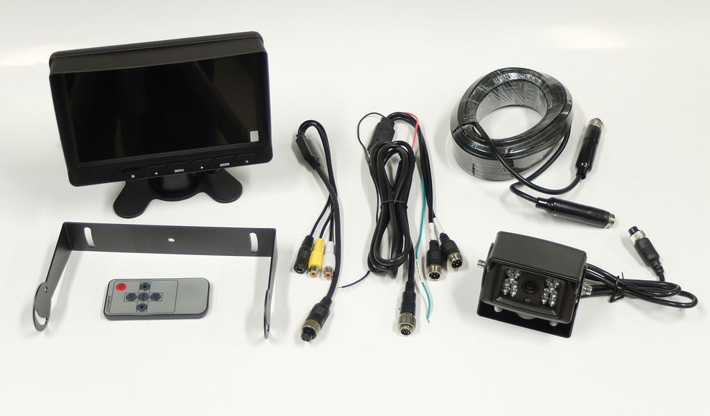 m-use SET opbouwcamera 1/3 + 7scherm + 10 m kabel 4pin" - afbeelding 3