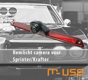 m-use remlicht-camera MB Sprinter/VW Crafter NTSC 170°
