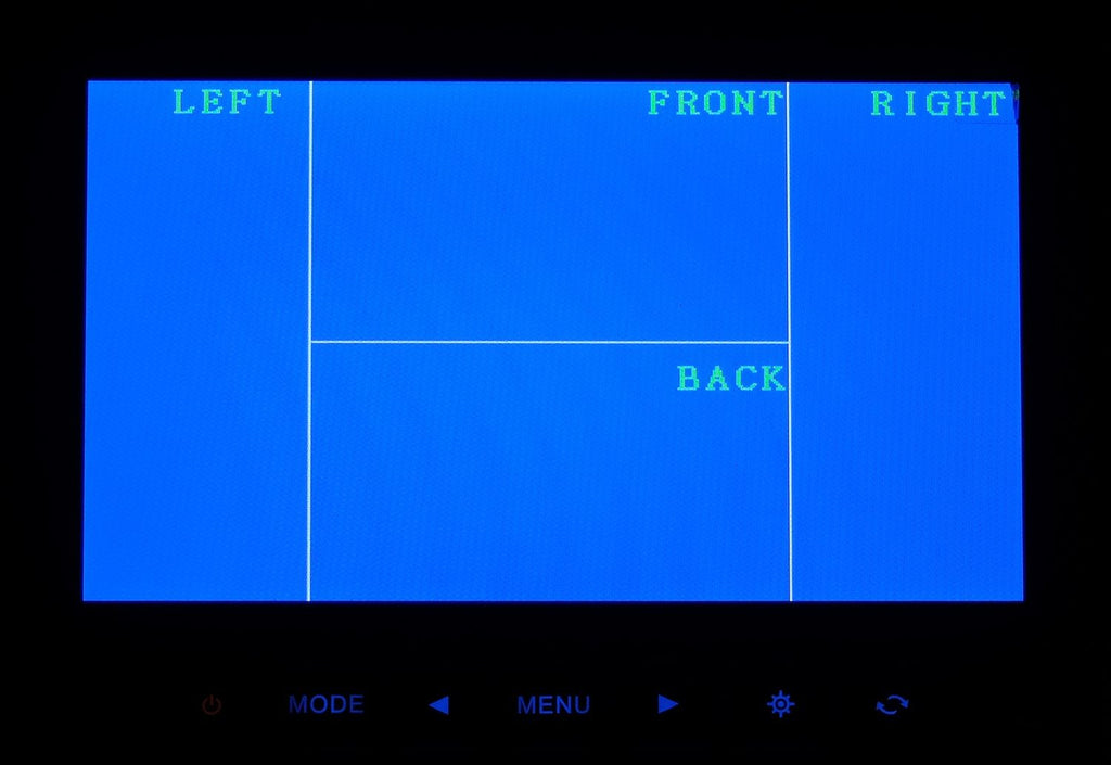 m-use opbouw monitor 7 split screen 4x AV 12/24v TFT-LCD" - afbeelding 4