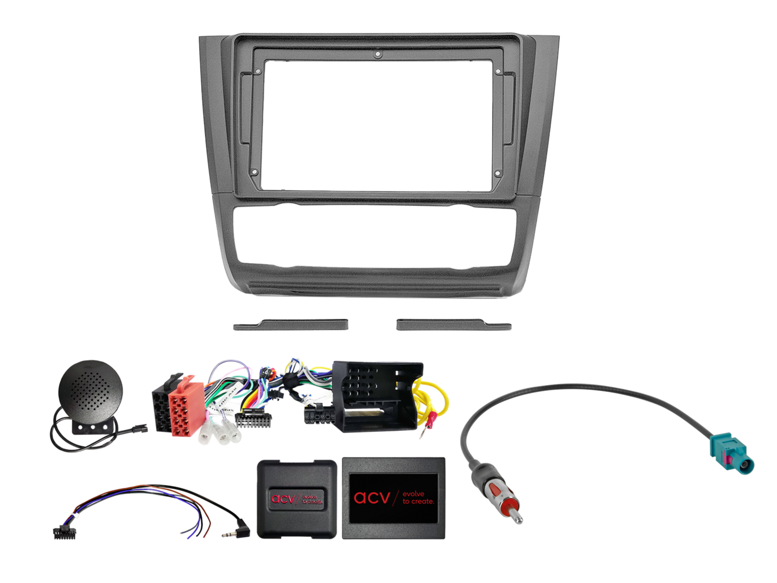 9" Kit BMW 1series 2007-2013 climatronic SWC/antenna/PDC