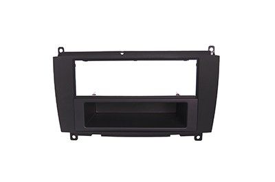 1-DIN frame Mercedes CLK-class (W209) 06-10 met bakje  zwart