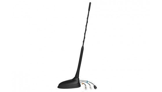 Combi antenne AM/FM / GPS / GSM FME F 0.5 + 5 mtr.