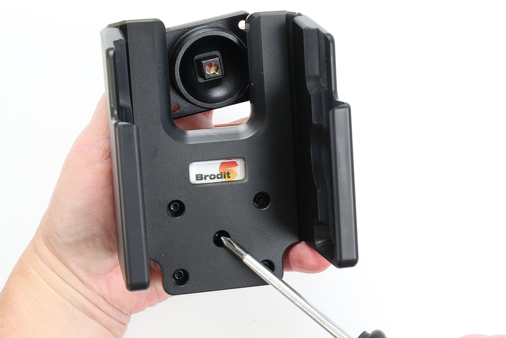 Brodit passieve houder met kantel- en draaikoppeling voor Zebra TC501 met Rugged Boot – artikel 711498