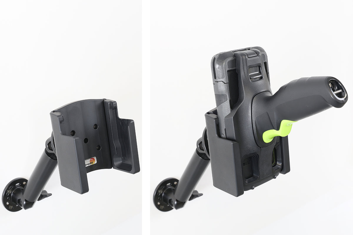 Brodit passieve houder met kantel- en draaikoppeling voor Zebra TC501 met Rugged Boot – artikel 711499 – afbeelding 4