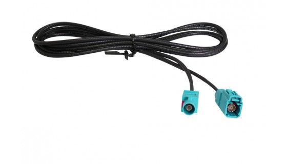 Verlengkabel 150 cm Fakra M - Fakra F code Z RG174