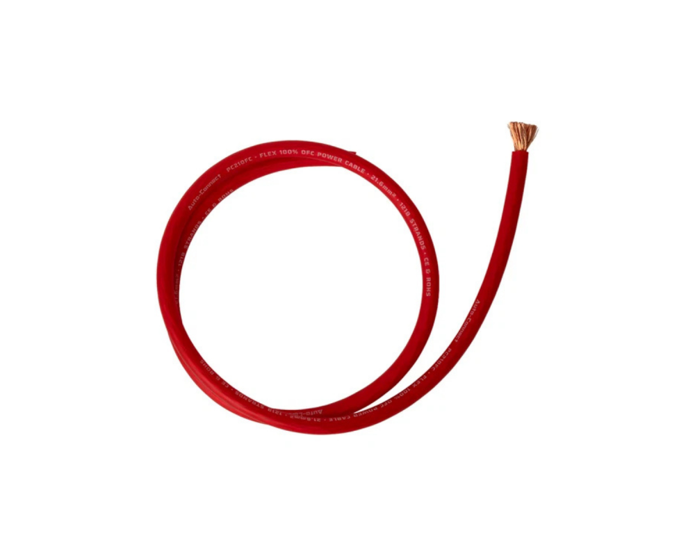 Auto-Connect Power Cable OFC Flex 21mm2 Red 50m – artikel 720PC21OFCR – afbeelding 5