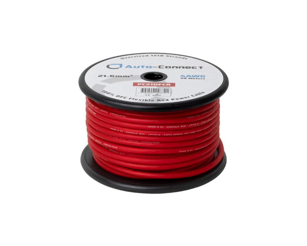 Auto-Connect Power Cable OFC Flex 21mm2 Red 50m – artikel 720PC21OFCR – afbeelding 7