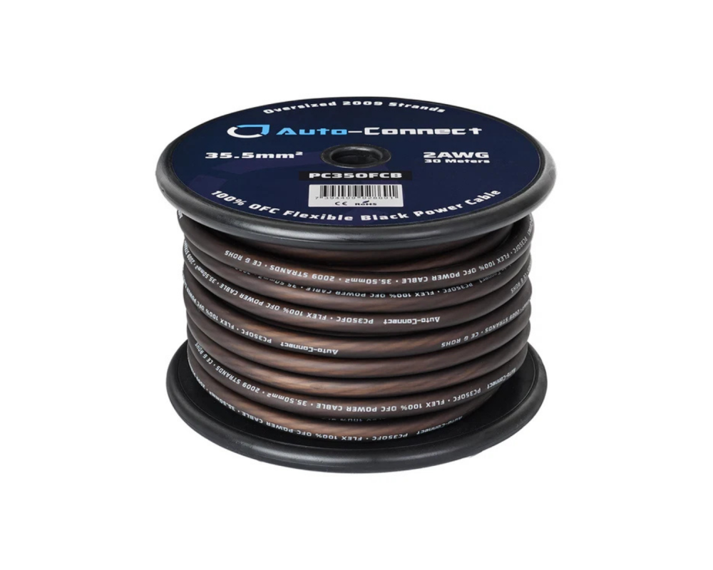 Auto-Connect Power Cable OFC Flex 35mm2 Black 30m – artikel 720PC35OFCB – afbeelding 7