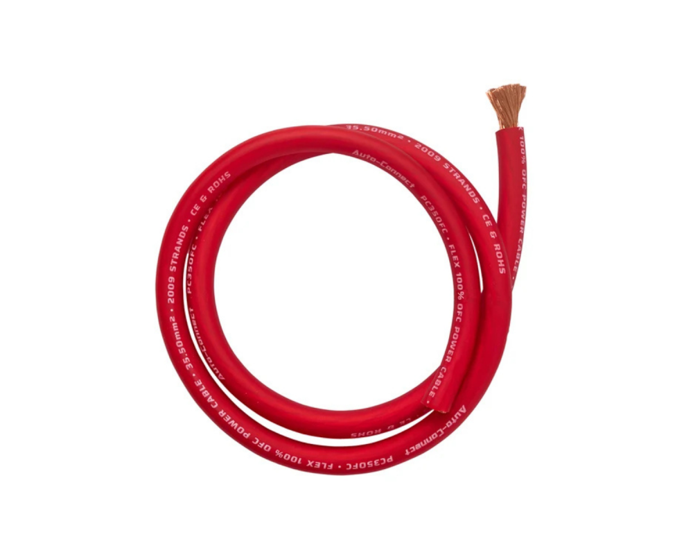 Auto-Connect Power Cable OFC Flex 35mm2 Red 30m – artikel 720PC35OFCR – afbeelding 5
