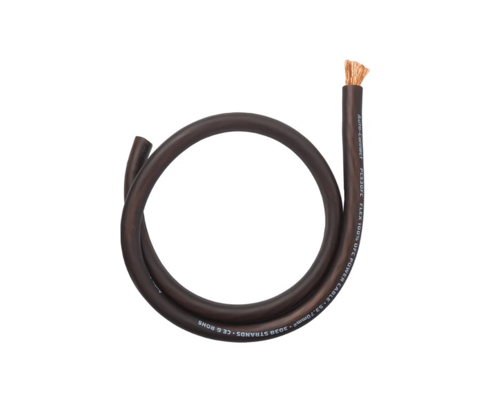 Auto-Connect Power Cable OFC Flex 53mm2 Black 20m – artikel 720PC53OFCB – afbeelding 5