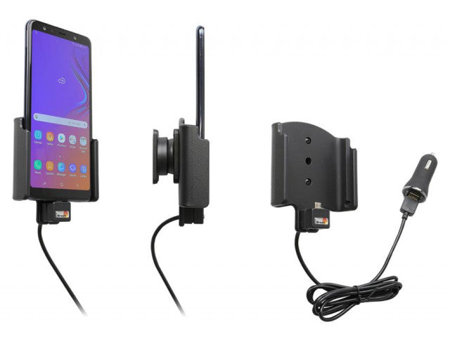 Samsung Galaxy A7 (2018) Actieve houder met 12V USB plug - Default Title