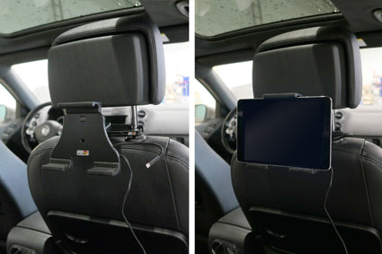 Brodit Verstelbare Houder 721187 — Active holder with USB-cable and cig-plug adapter