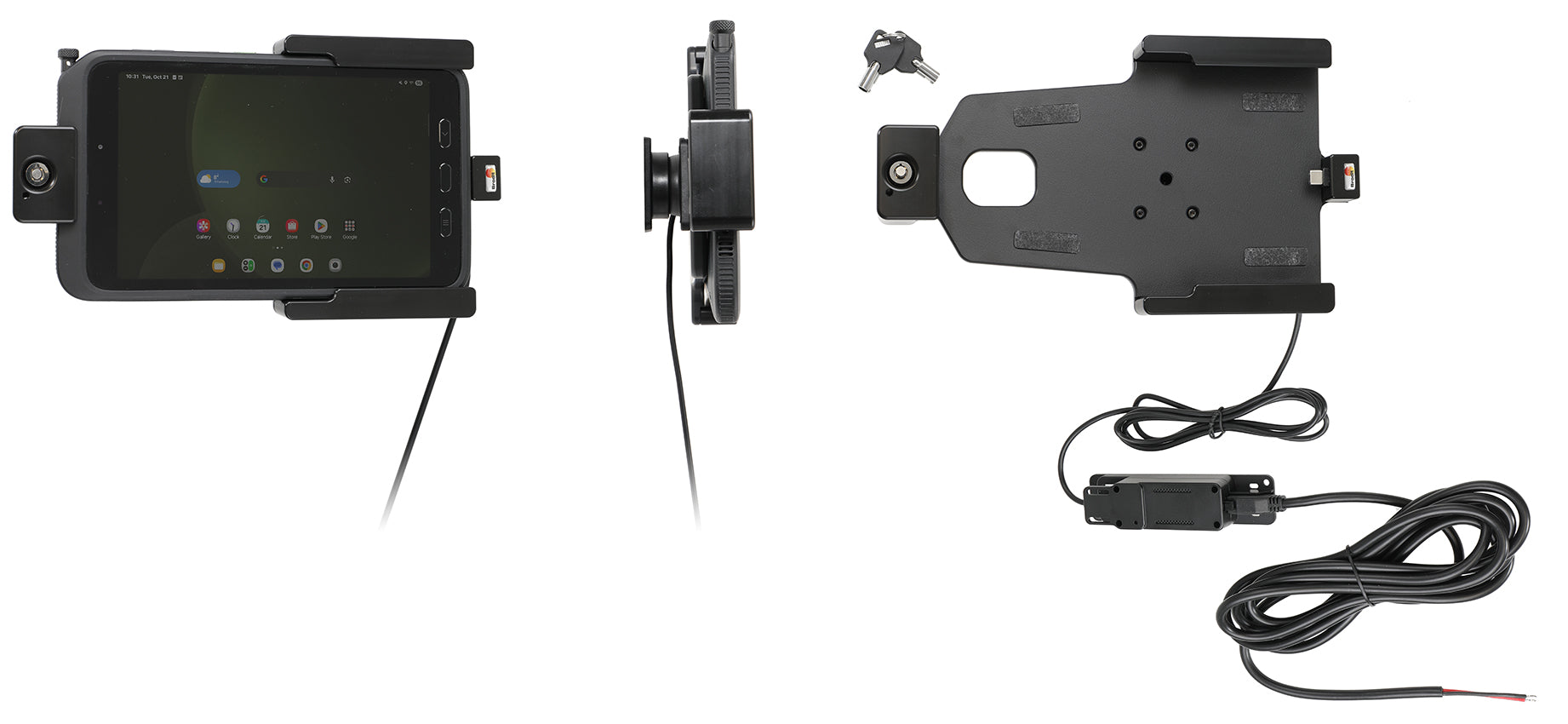 Brodit Holder with key-lock voor Samsung Galaxy Tab Active 5 SM-X300/SM-X306B – artikel 736458 – afbeelding 6