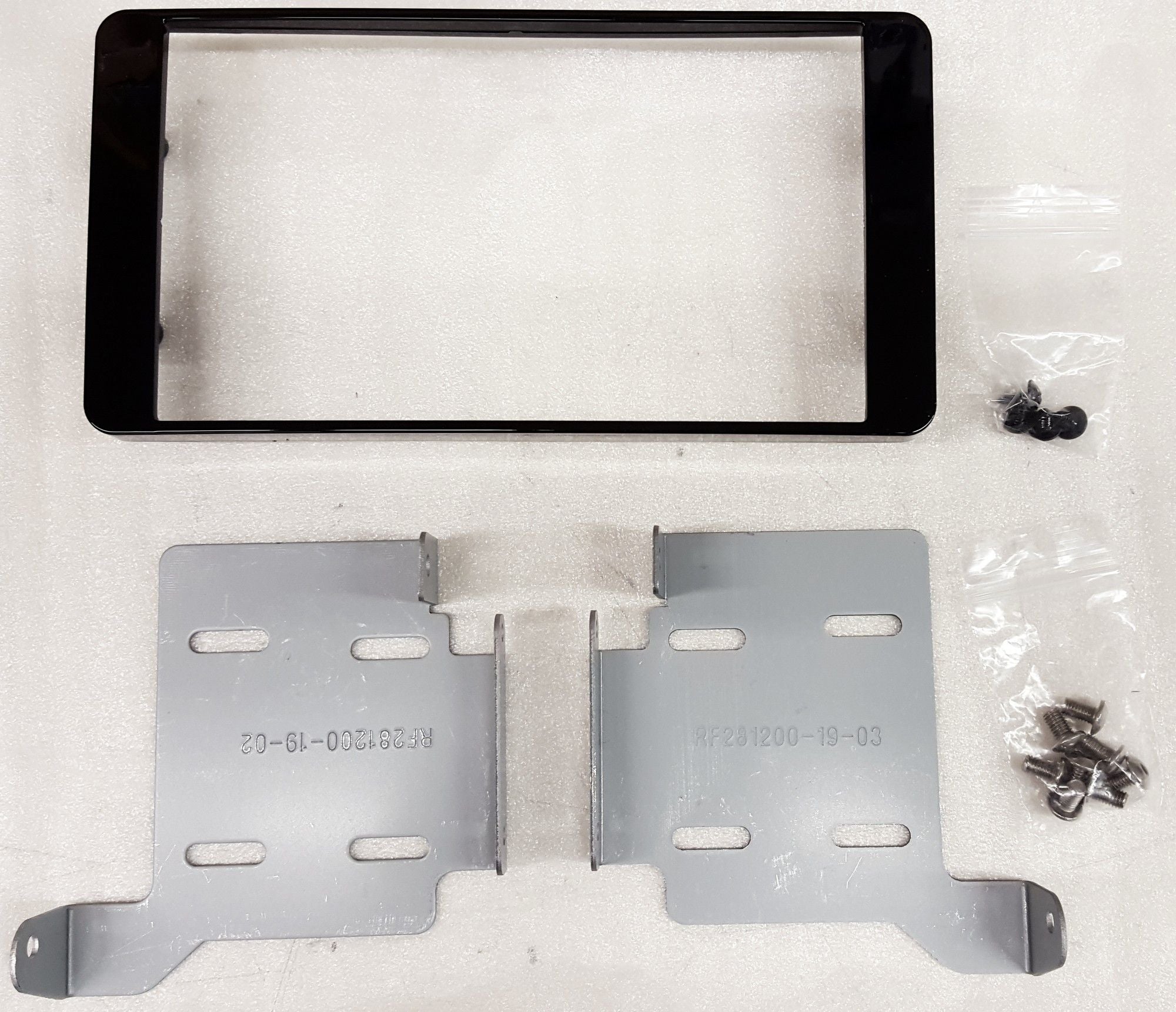 2-DIN frame Mitsubishi ASX 14-21 klein frame  piano zwart