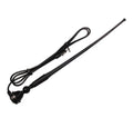 Antenne AM/FM opbouw rubber verstelbaar 40 cm kabel 1.5 mtr