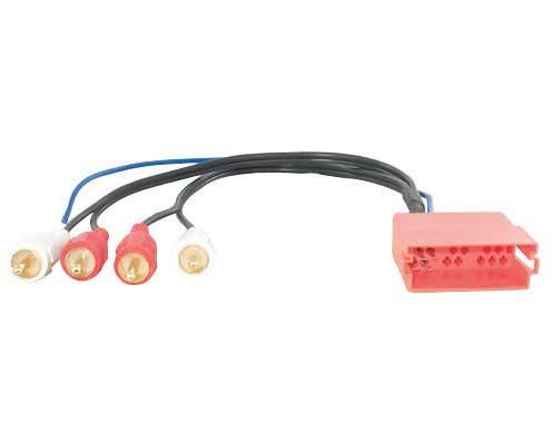 Actiefadap Audi bose sound system 20 pins mini ISO male->RCA