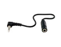 Audio adapterkabel 3.5mm Jack F - 2.5mm Jack M 90° 0.1m