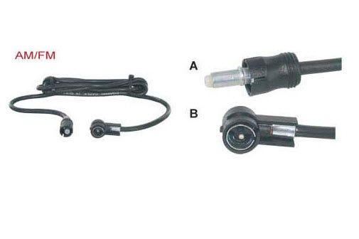adapterkabel 125 cm Raku F - ISO M 50 Ohm Fiat/VW