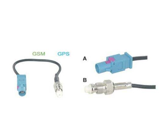 adapterkabel 15 cm Fakra M - FME F