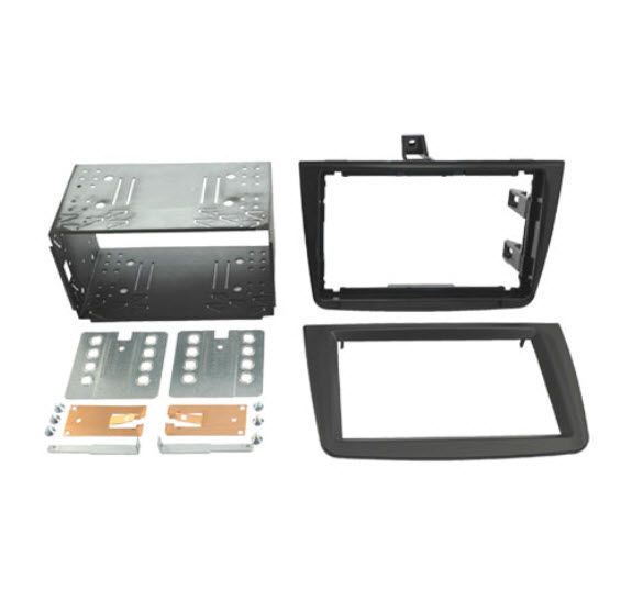 2-DIN frame Alfa Mito 14-18 zwart