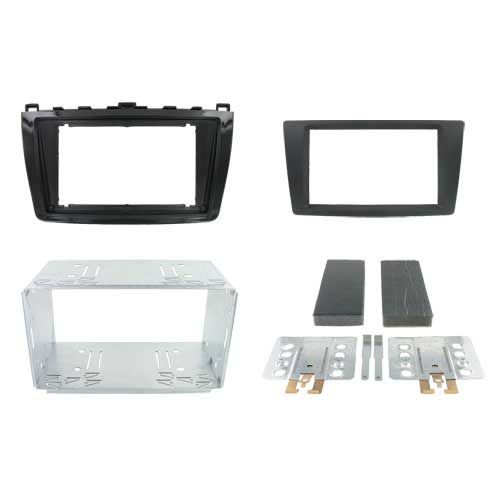 2-DIN frame Mazda 6-serie 10-14  piano zwart