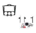2-DIN frame Mazda RX-8 04-08 met amp retention  piano zwart