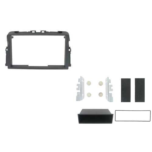 2-DIN frame Opel Vivaro  Trafic  Primastar 10-14 zwart