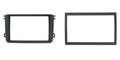 2-DIN frame Skoda  VW Golf 5-6  T5 08-15   zwart.