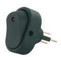 Wipschakelaar ovaal led rood 12V/16amp Ø 12.5
