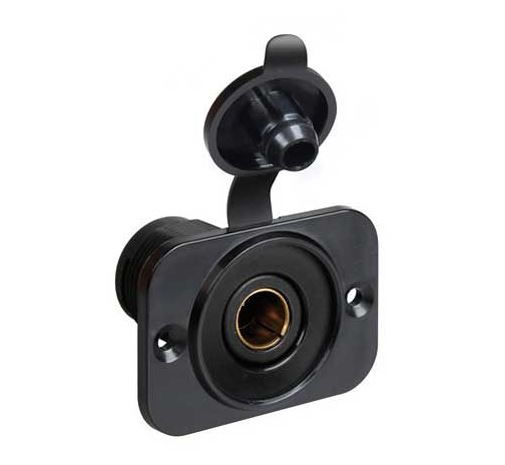 Lader 12/24V Inbouw DIN plug F zonder draad 20A zwart