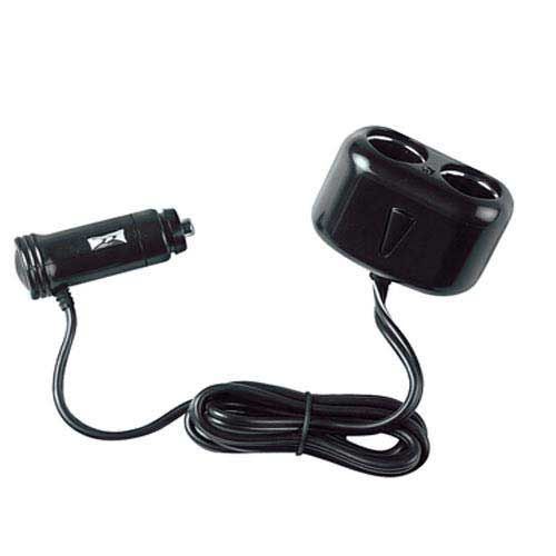 Lader 12V adapter 2 x sig plug F 10A 2m