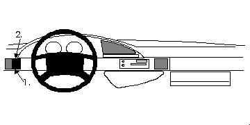 Proclip Peu.806/Cit.Evasion/Fiat Ulysse 95-01 Left mount