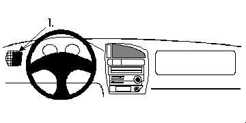 Proclip Citroen Saxo 96-01 Left mount
