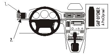 Brodit ProClip 802623 voor Volvo S80