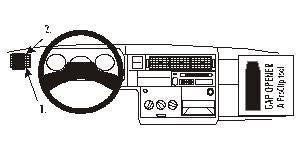Brodit ProClip 802852 voor Volkswagen T4 Transporter/Pickup