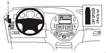 Brodit ProClip 803067 voor Toyota Previa