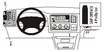 Brodit ProClip 803122 voor Cadillac EXT