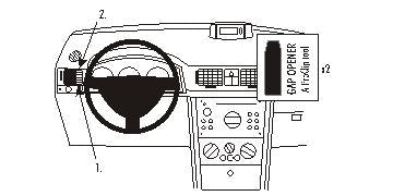 Brodit ProClip 803263 voor Opel Meriva
