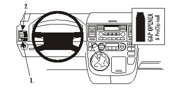 Brodit ProClip 803291 voor Volkswagen Multivan