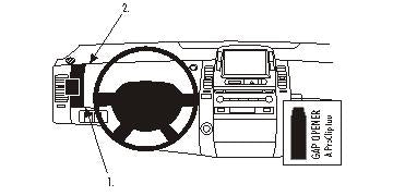 Brodit ProClip 803800 voor Toyota Prius