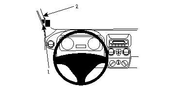 Brodit ProClip 804172 voor Citroen Nemo