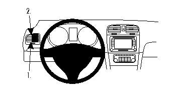 Brodit ProClip 804262 voor Volkswagen Jetta SportsWagen